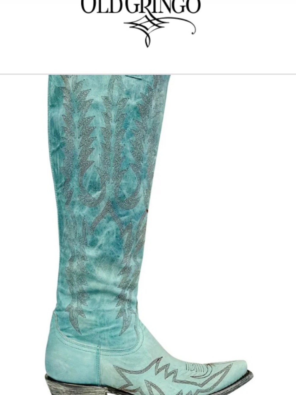 NEW Old Gringo Mayra Bis Relaxed Aqua (Blue) Size 7.5 * New in 📦 - Picture 4 of 9